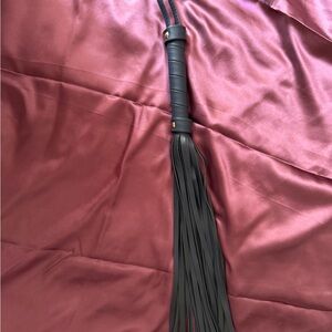 Black Leather Flogger